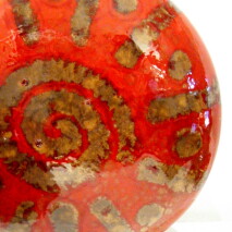 Shell in Red and Gold