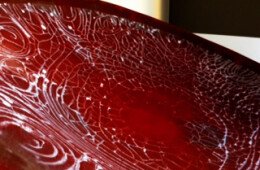 “Rosso Screziato” diam.55 cm.